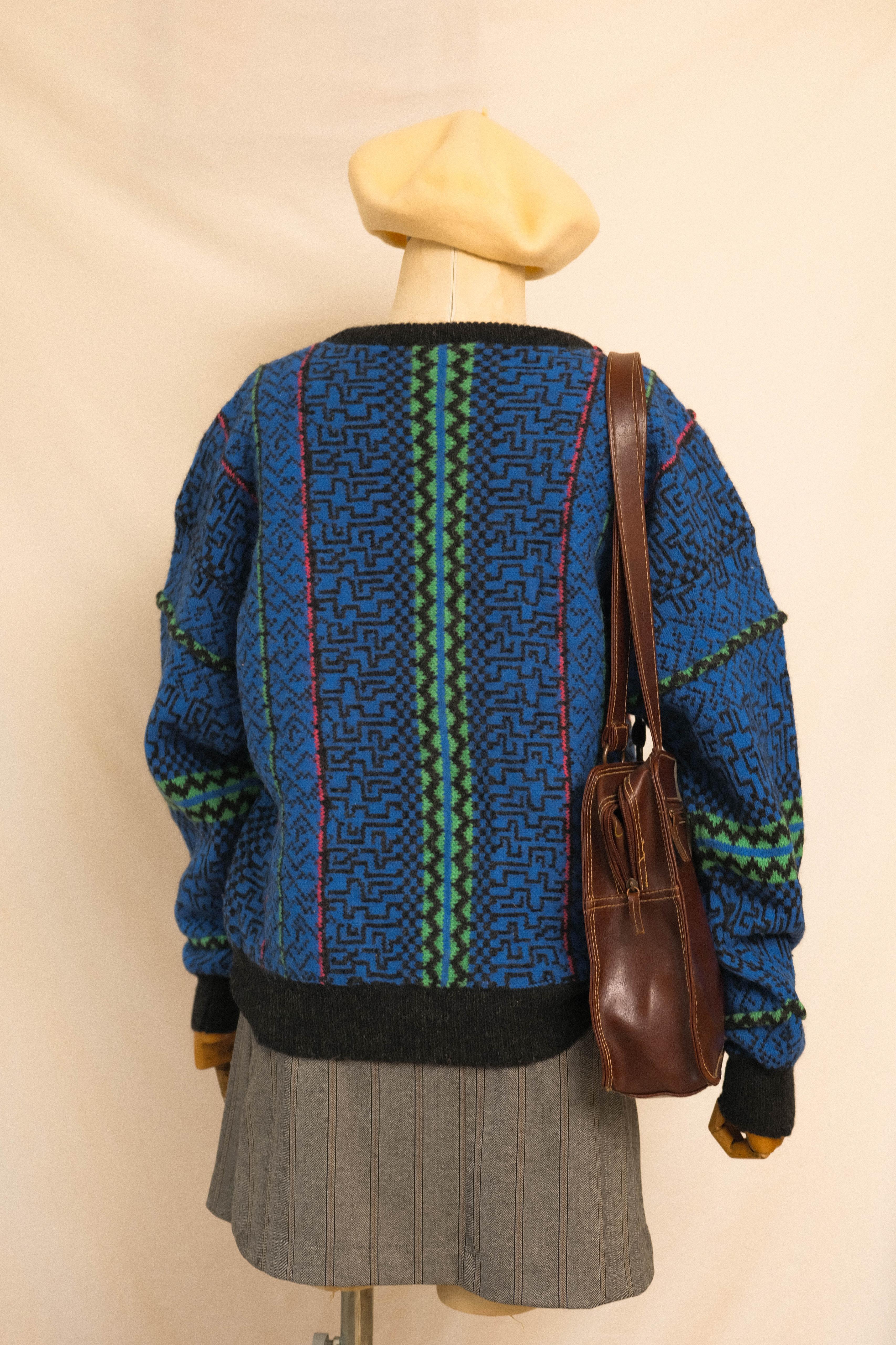 80ler Woolmark Sertifikalı Kazak