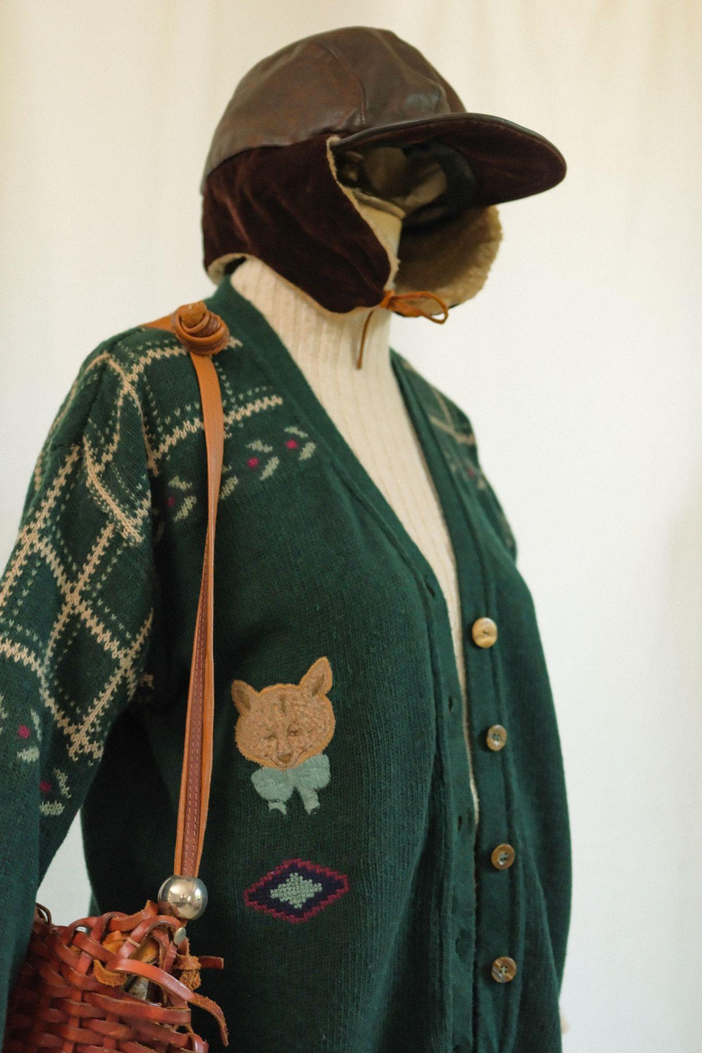 90lar Baskılı Hırka