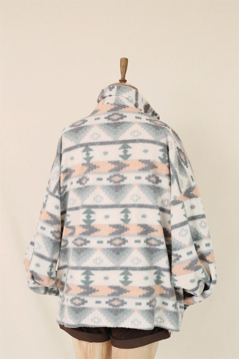 90lar Baskılı Polar Bomber