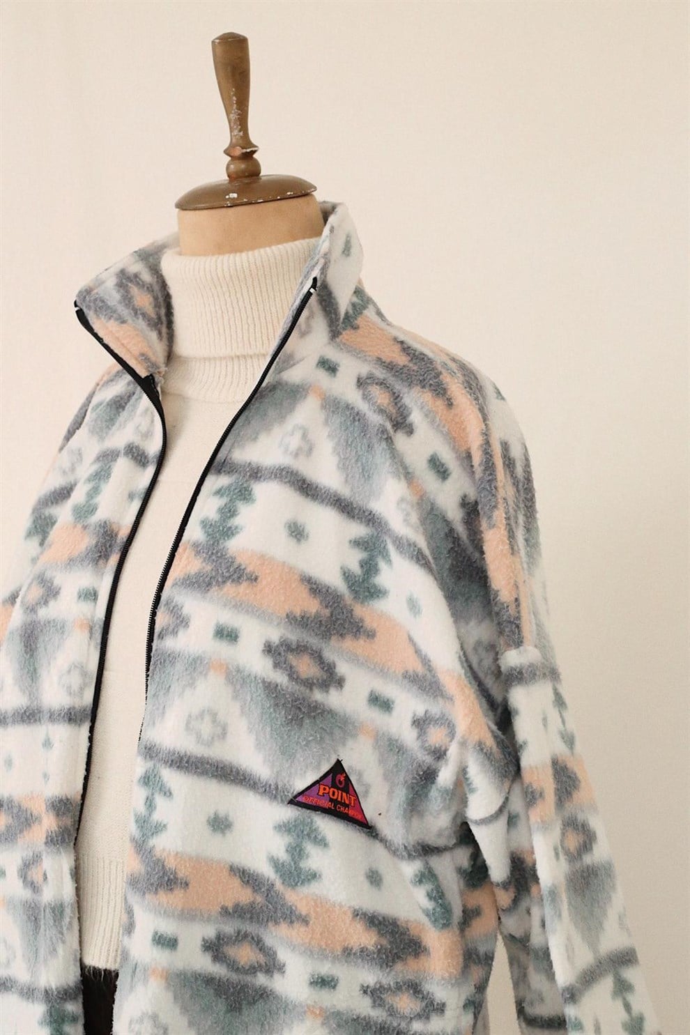 90lar Baskılı Polar Bomber
