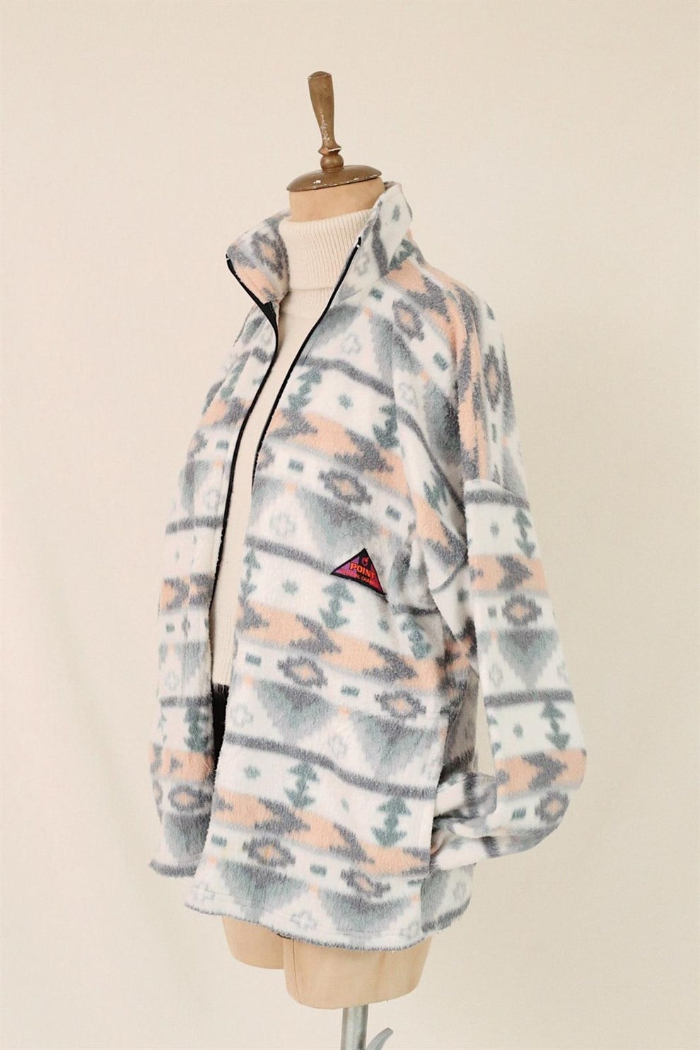 90lar Baskılı Polar Bomber