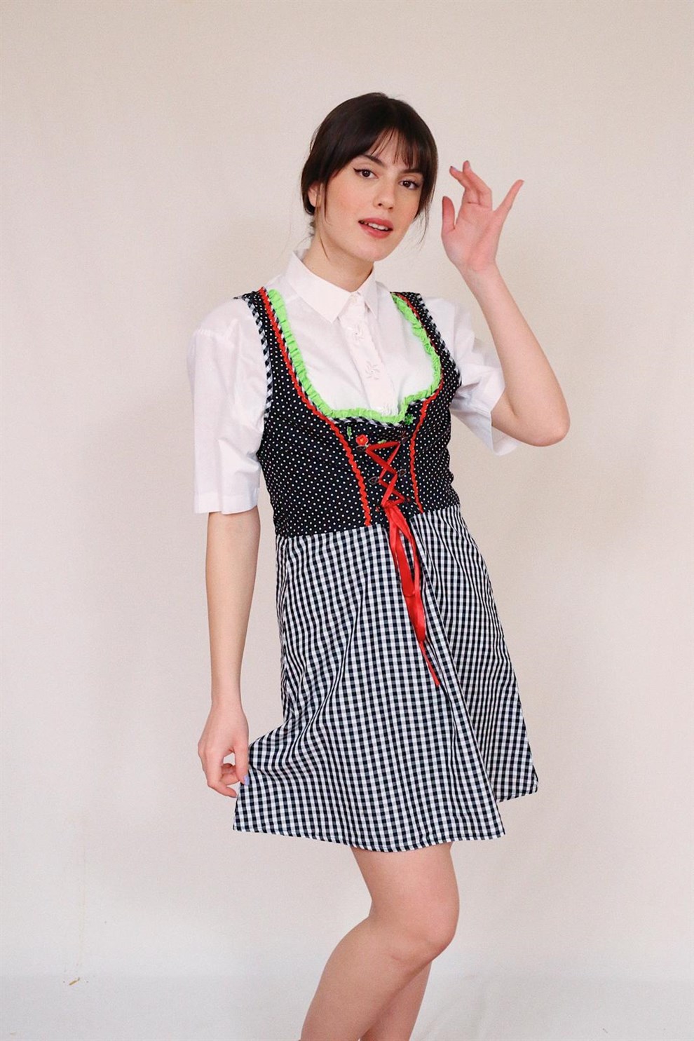 90lar Bavyera Elbise