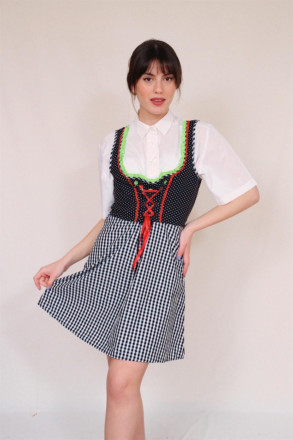 90lar Bavyera Elbise