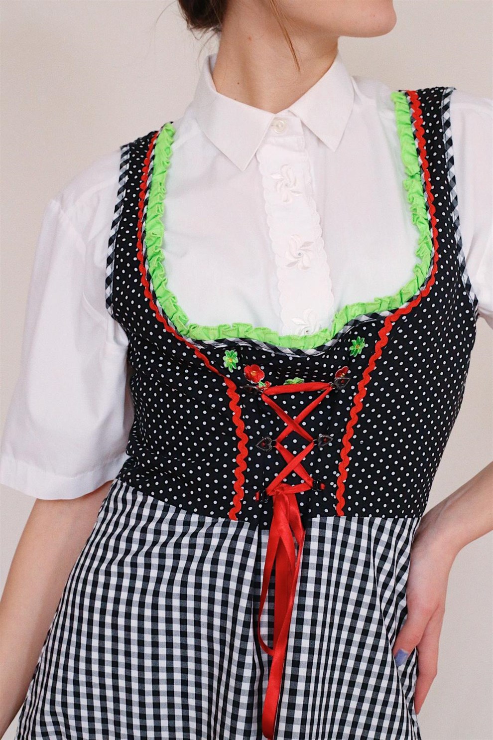 90lar Bavyera Elbise