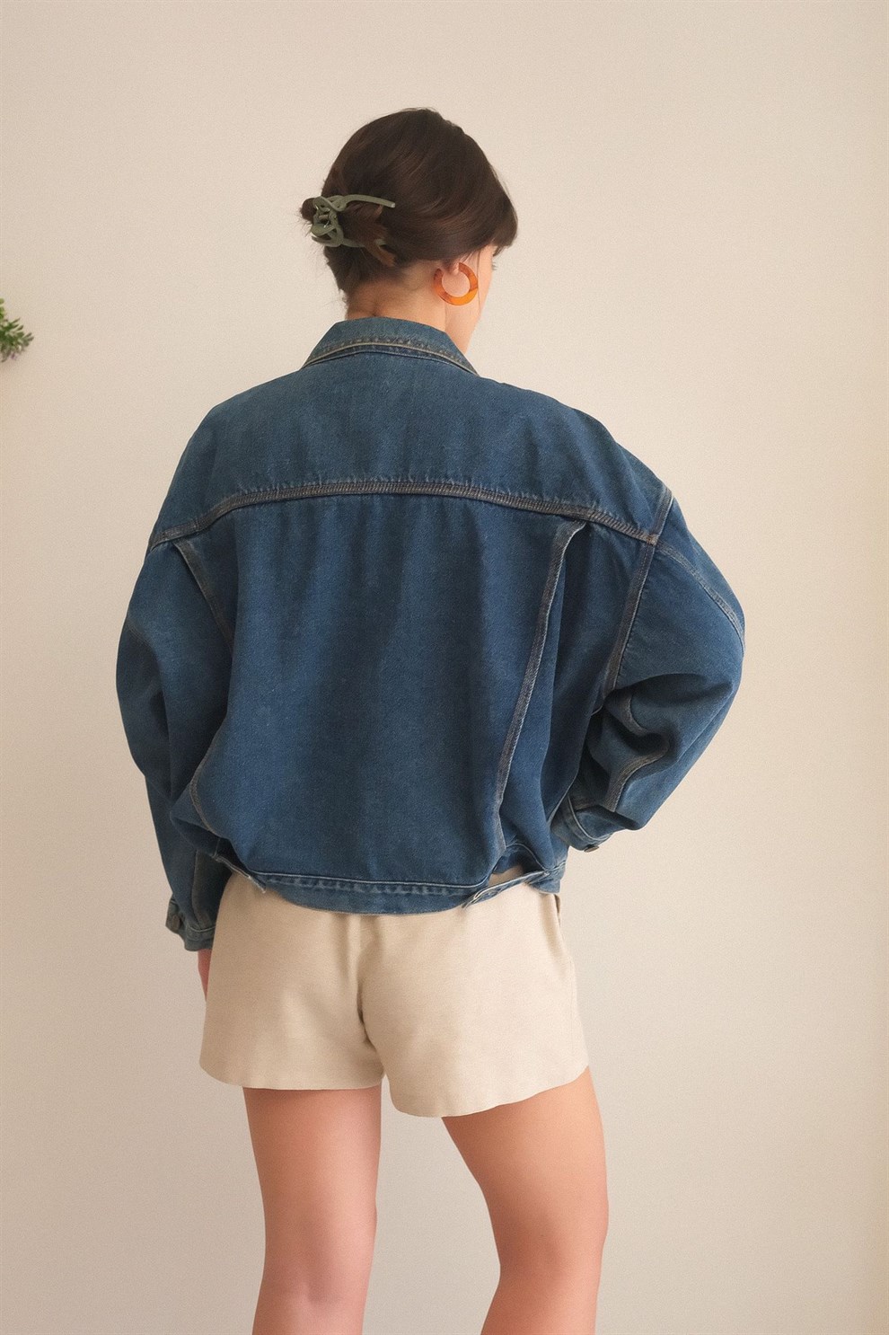 90lar Bomber Kot Ceket
