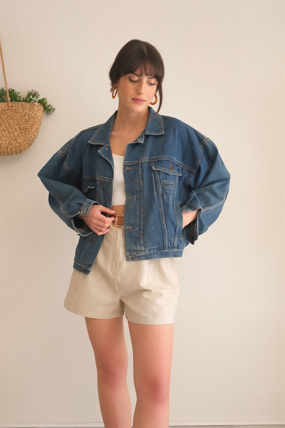 90lar Bomber Kot Ceket