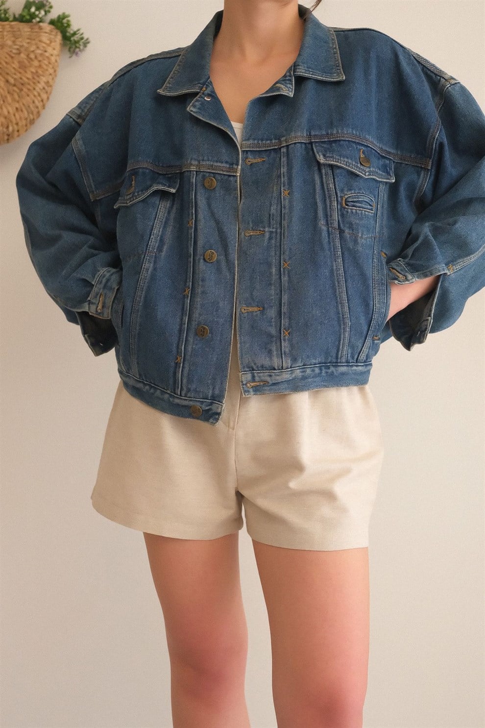 90lar Bomber Kot Ceket