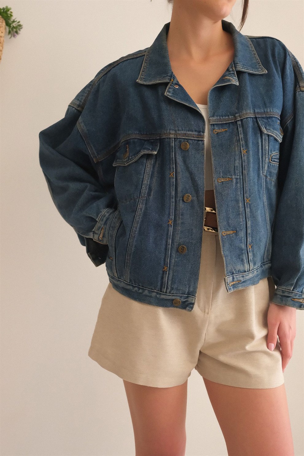 90lar Bomber Kot Ceket