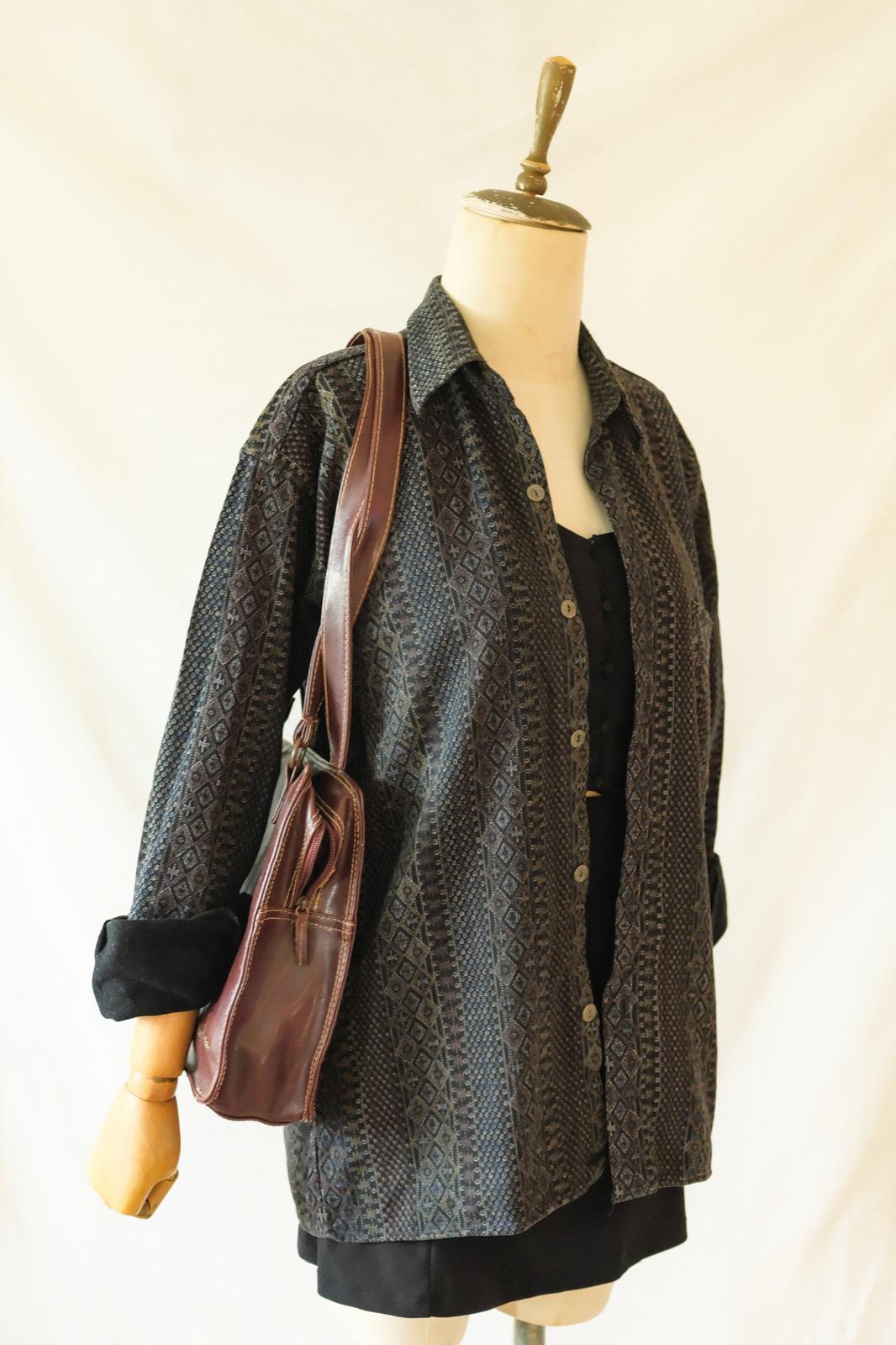 90lar Desenli Gömlek