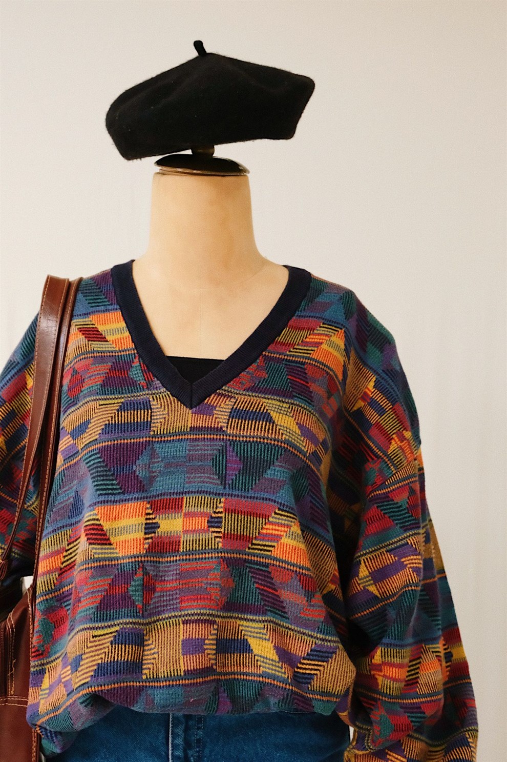 90lar Desenli Sweat