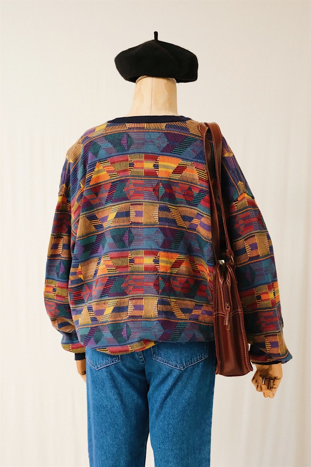 90lar Desenli Sweat