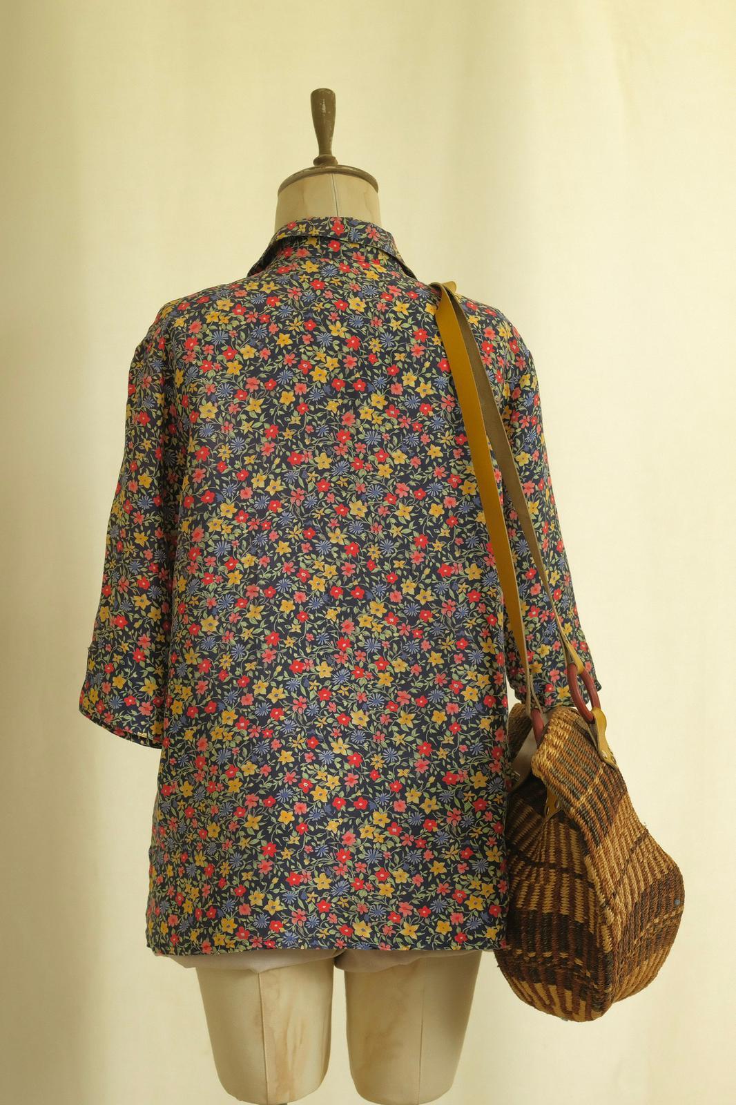 90lar Floral Gömlek