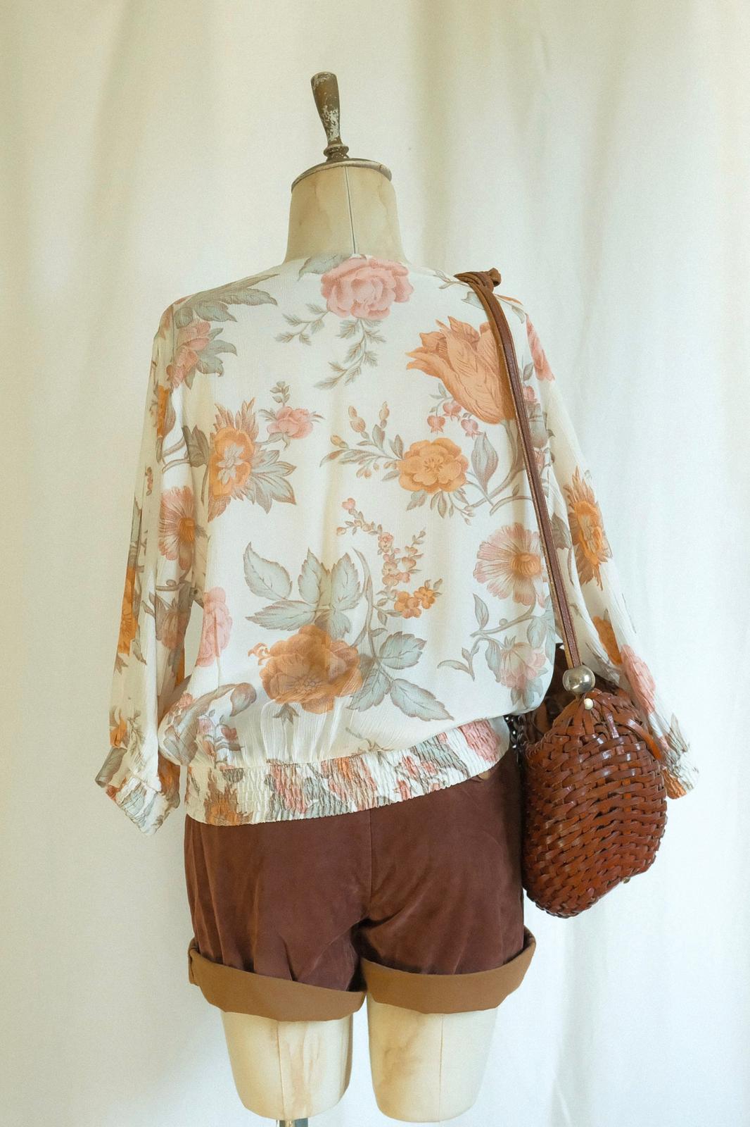 90lar Floral Gömlek