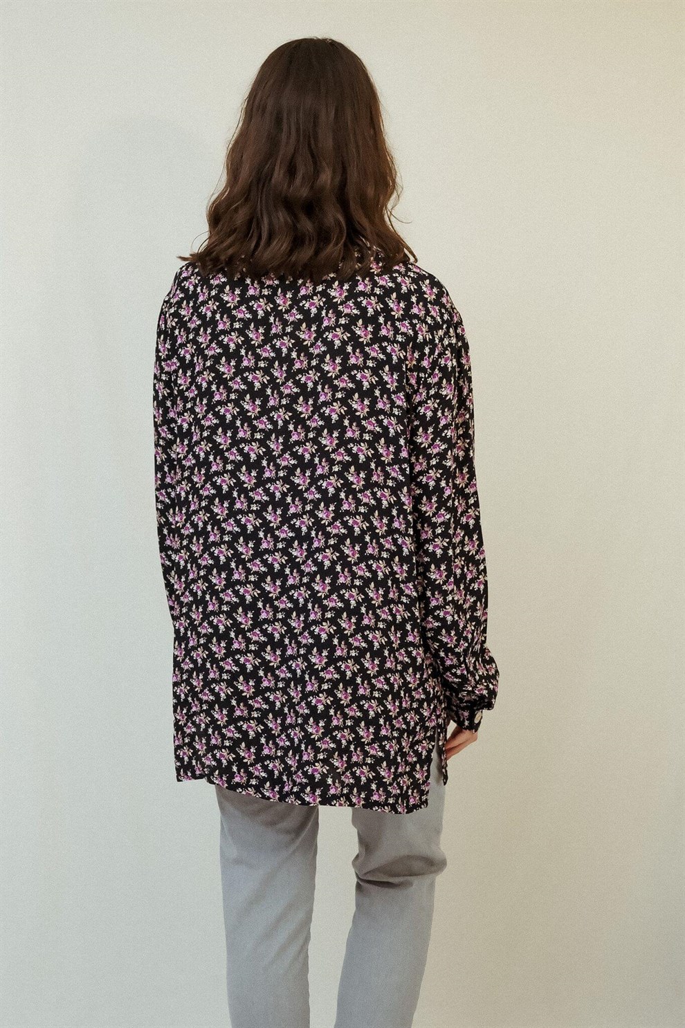90lar Floral Gömlek
