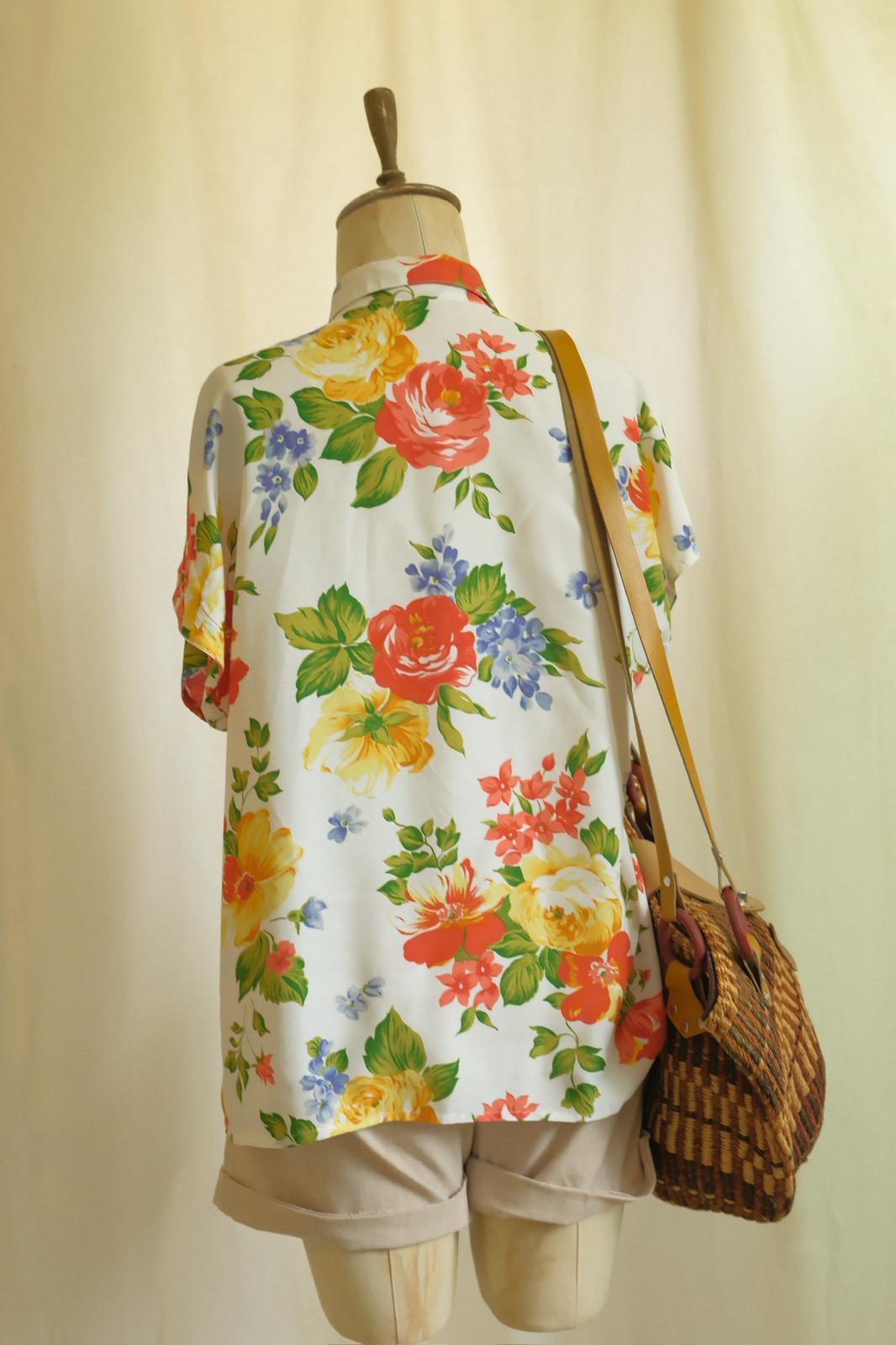 90lar Floral Gömlek