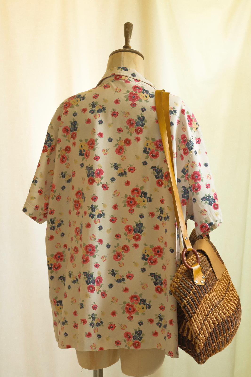 90lar Floral Kot Gömlek