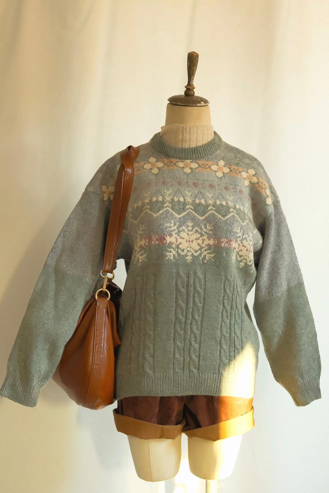 90lar Floral Pastel Kazak