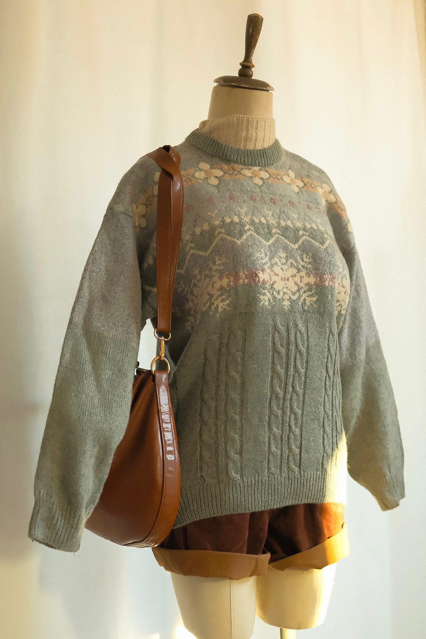 90lar Floral Pastel Kazak