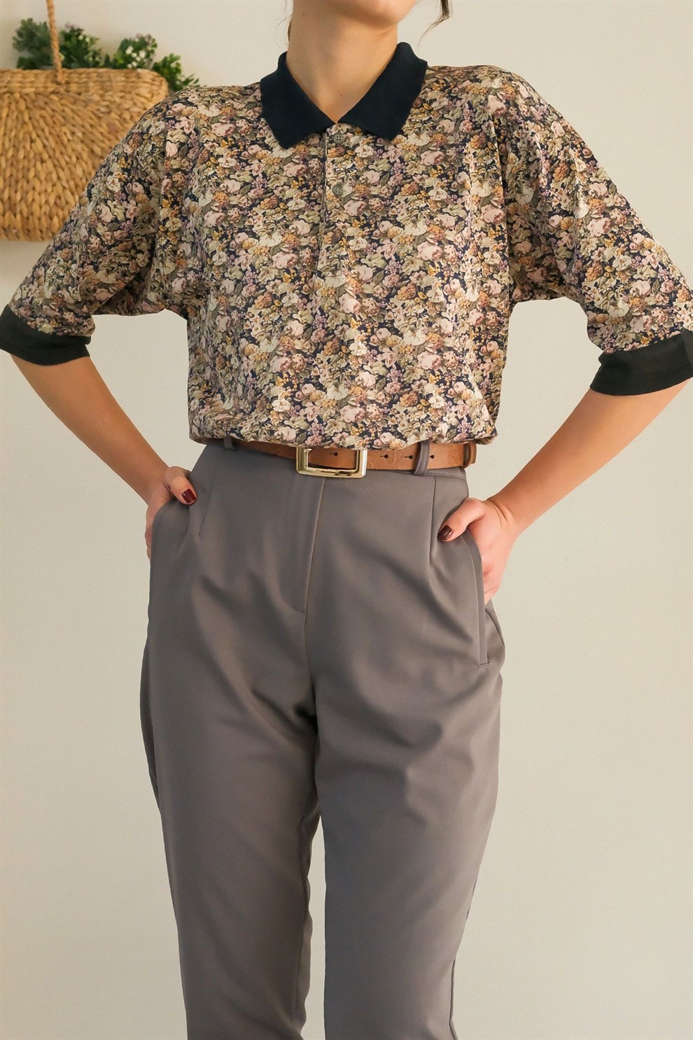 90lar Floral T-shirt