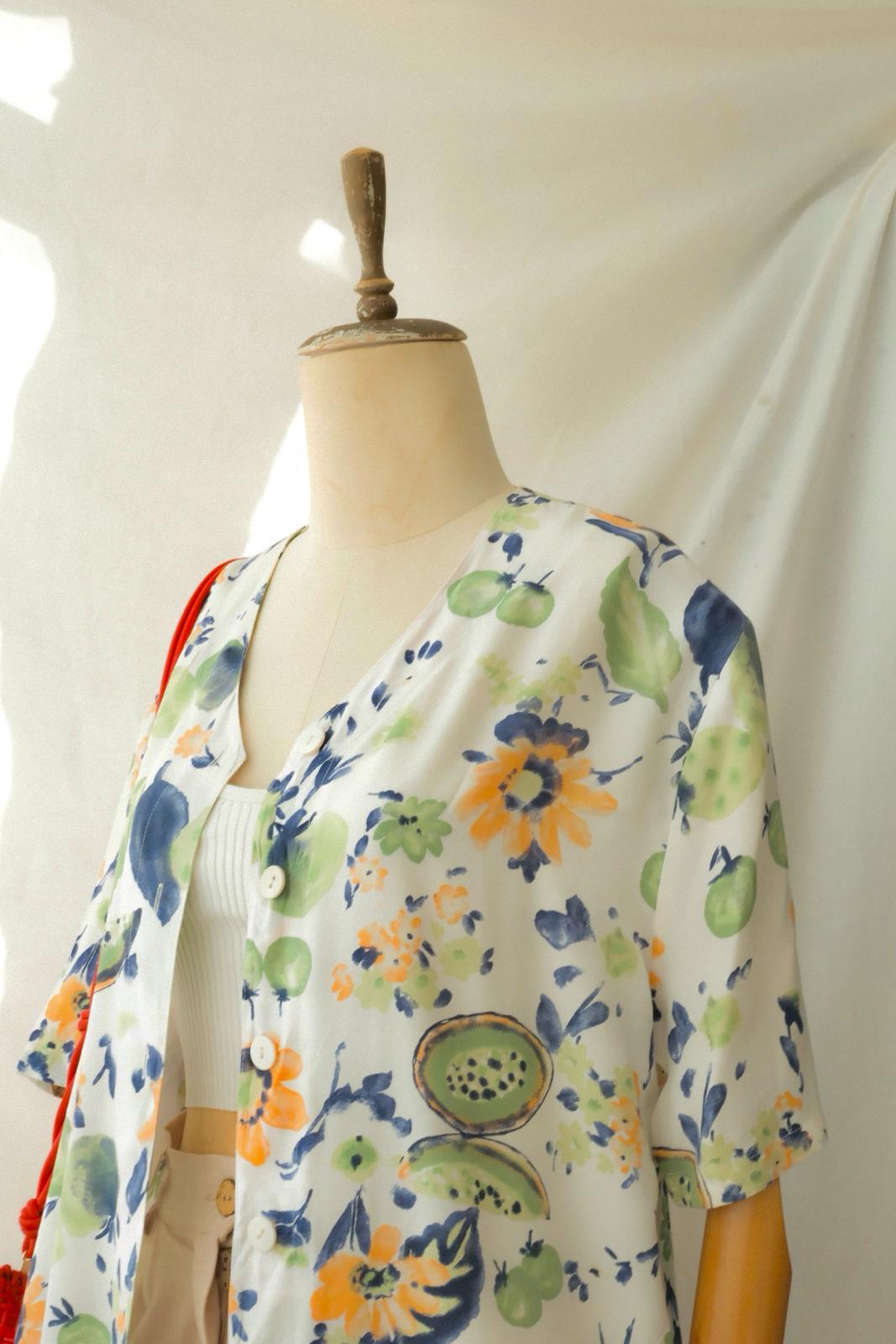 90lar Kimono Gömlek