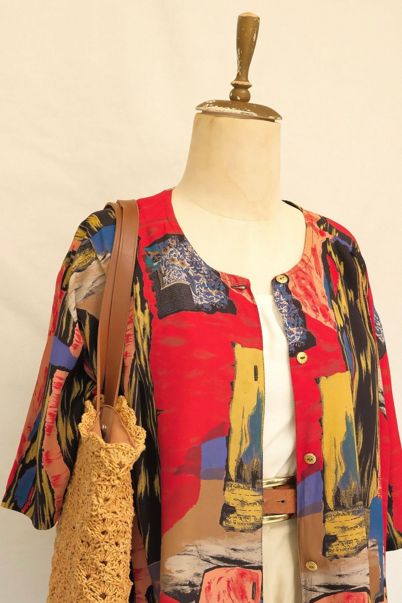 90lar Kimono Gömlek