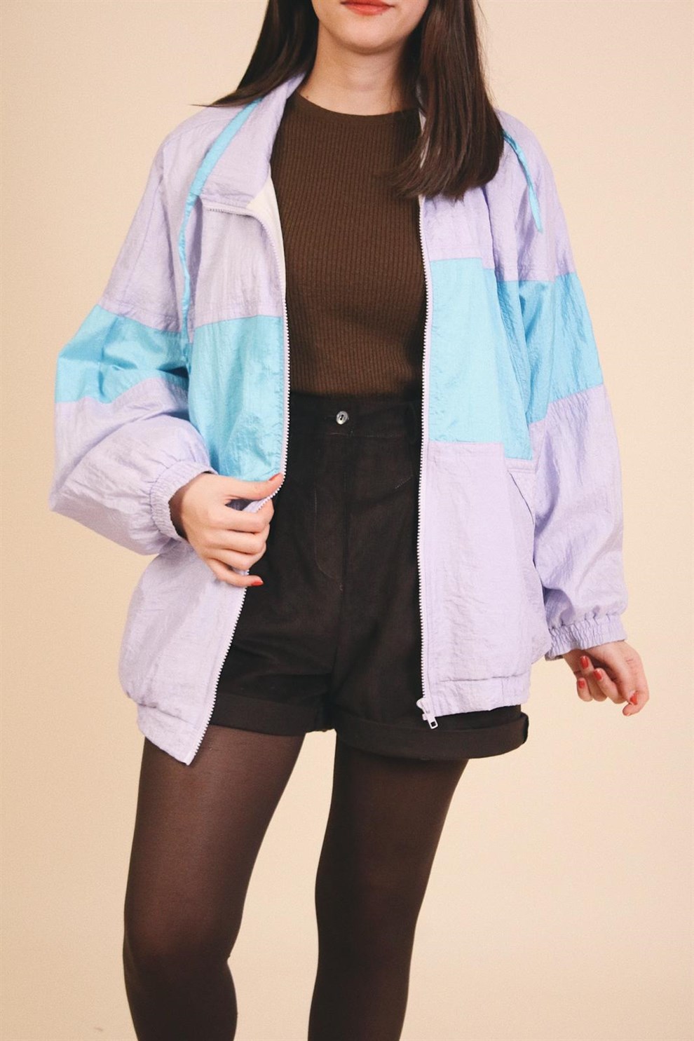 80ler Lila Bomber