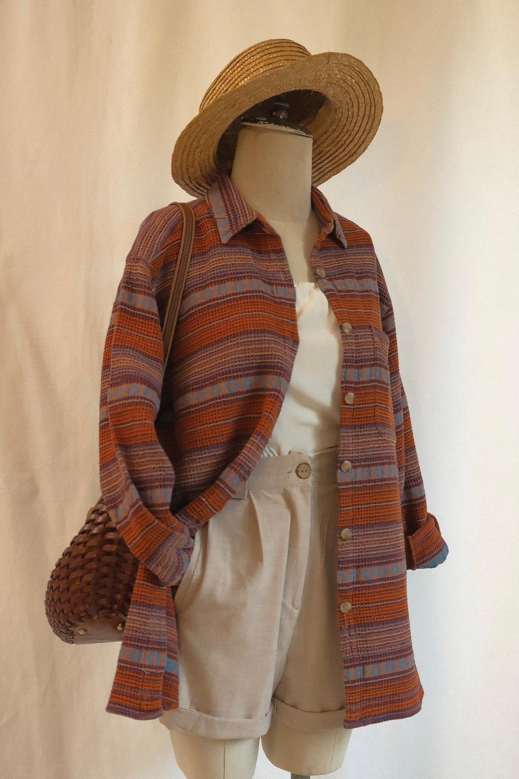 90lar Örme Oduncu Gömlek