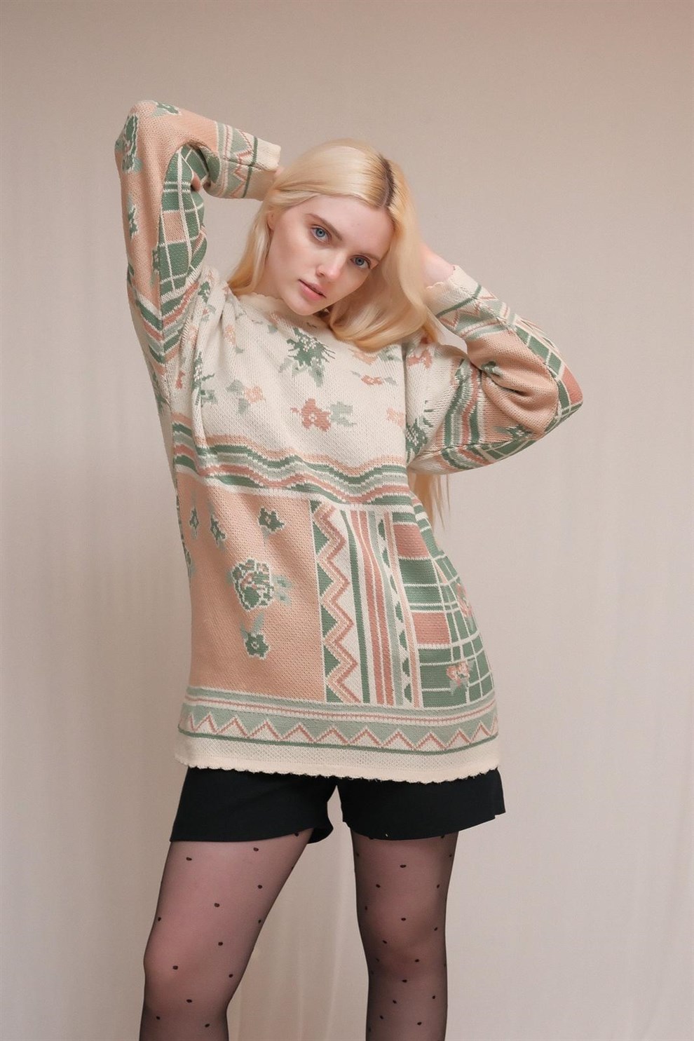 90lar Pastel Kazak