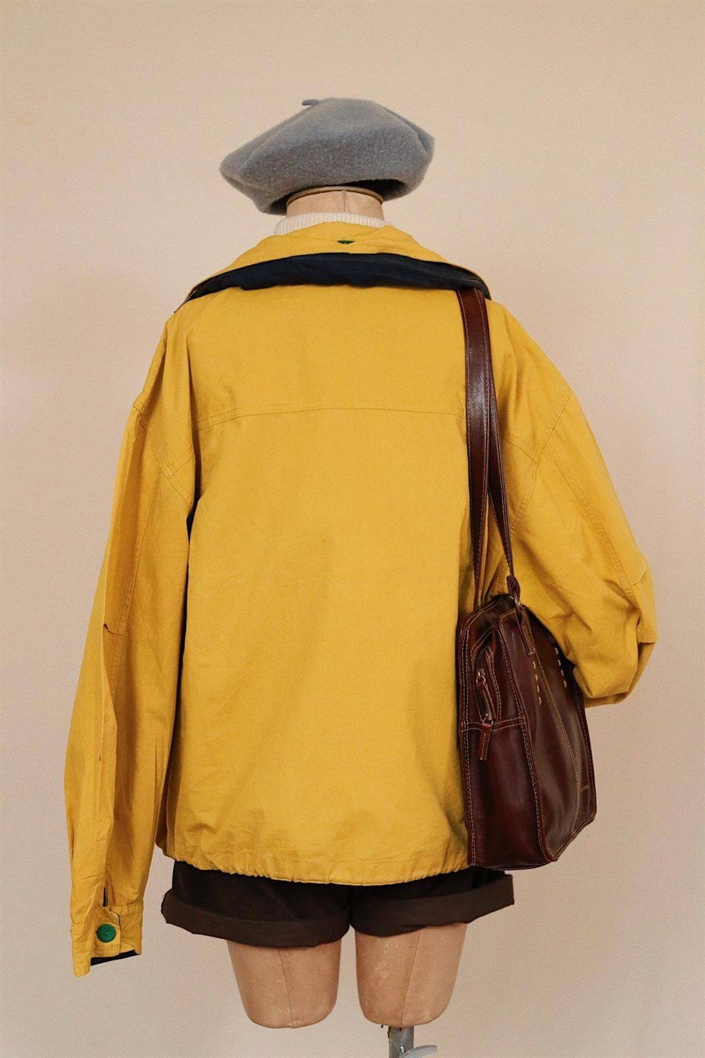 90lar Sarı Bomber Mont