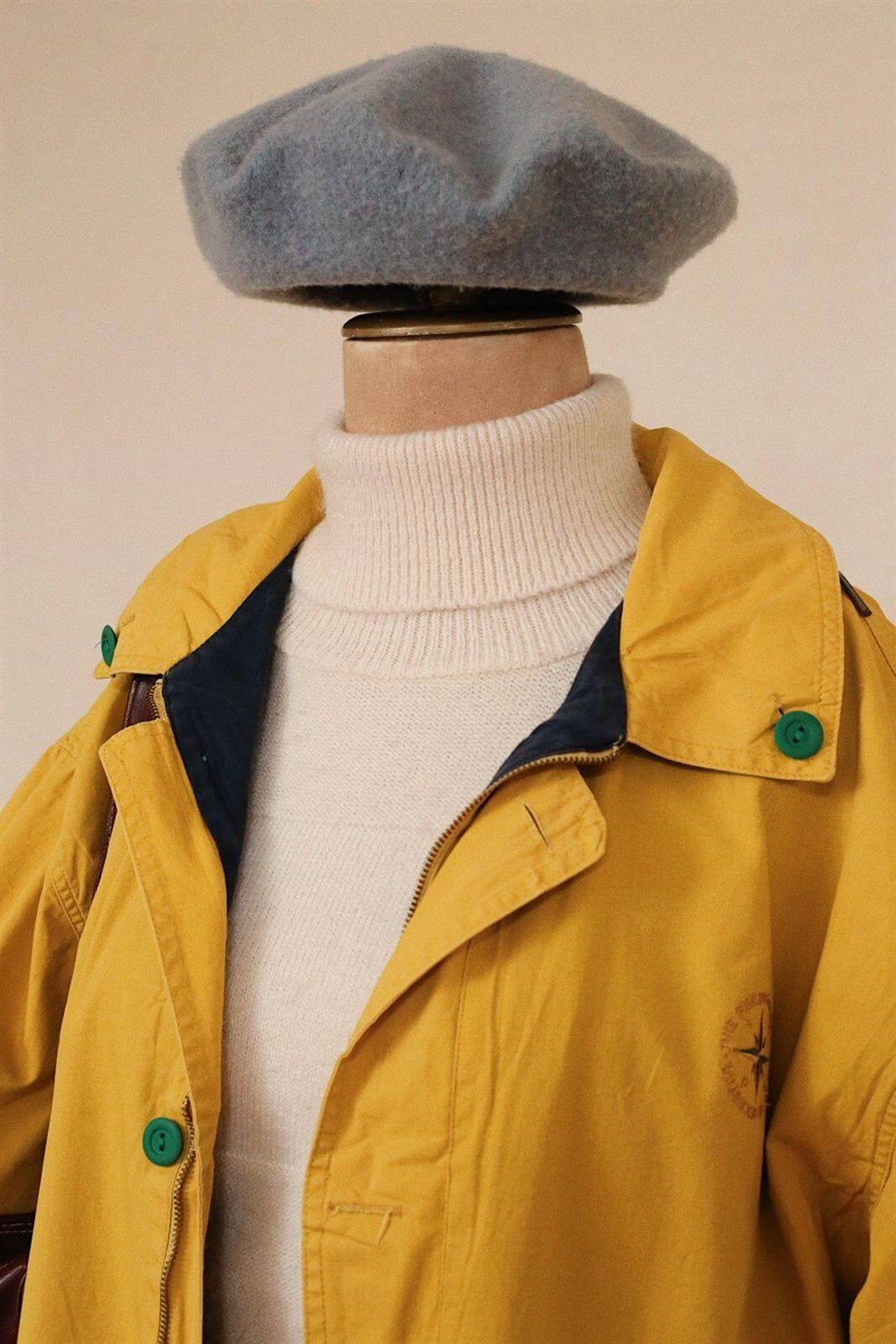 90lar Sarı Bomber Mont