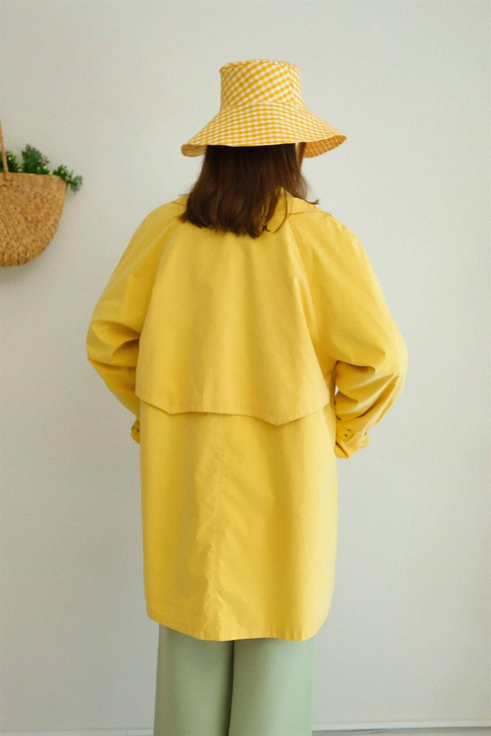 90lar Sarı Mevsimlik Mont