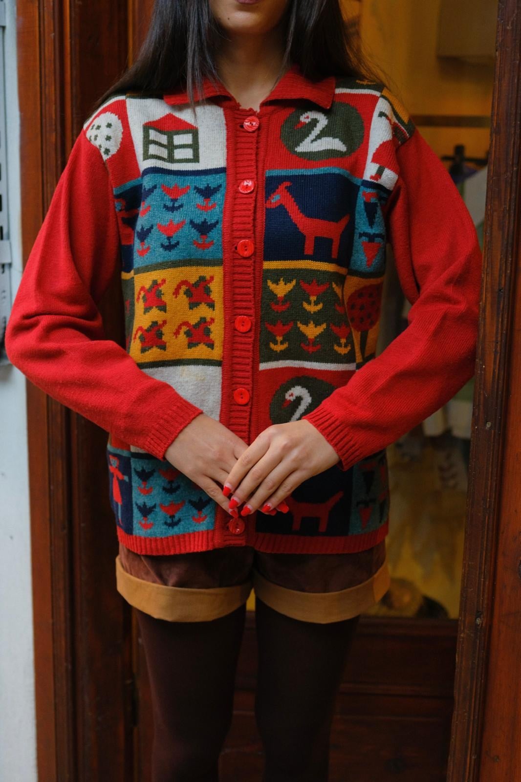 90lar Yün Ceket