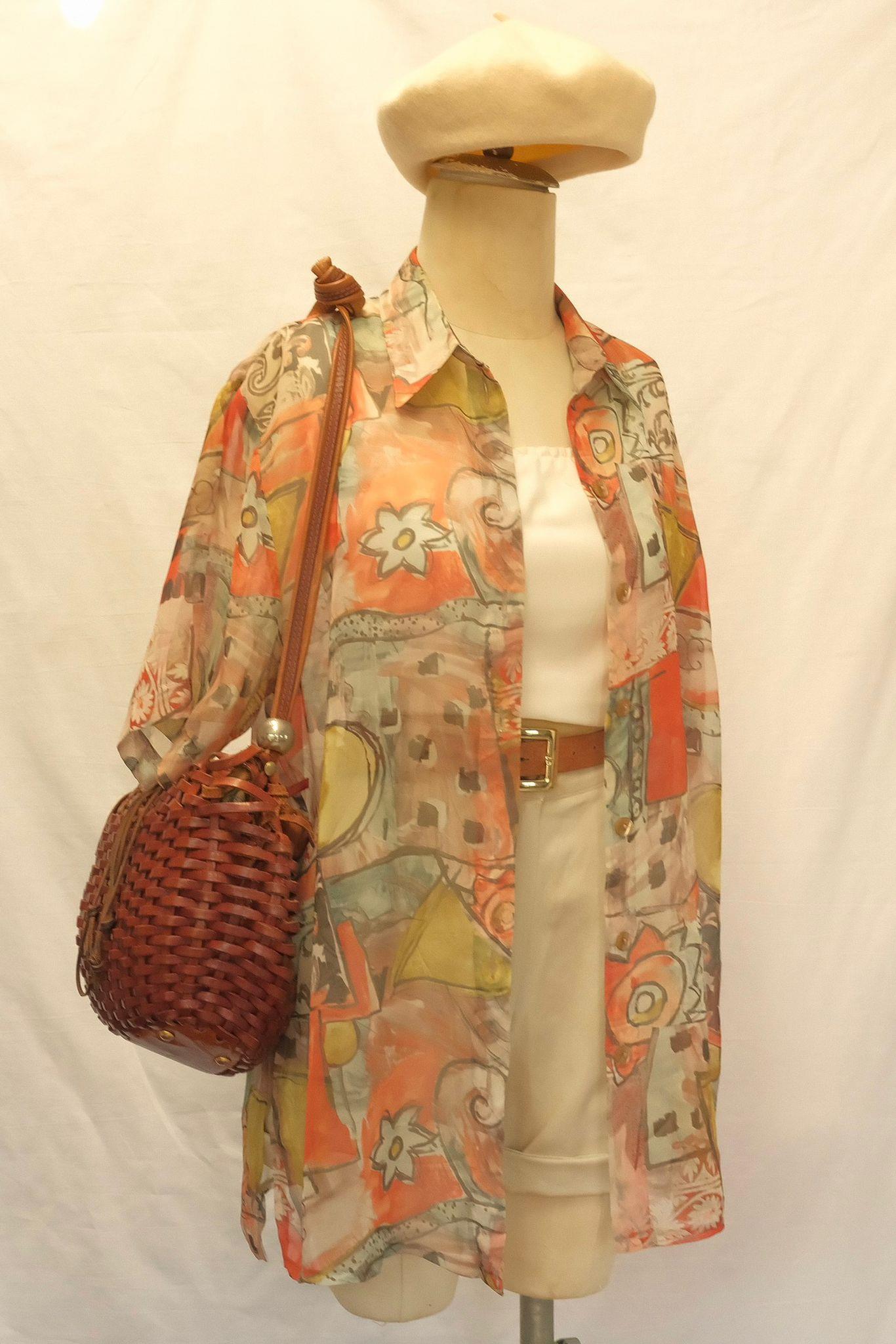 Abstrack Desen Kimono Gömlek