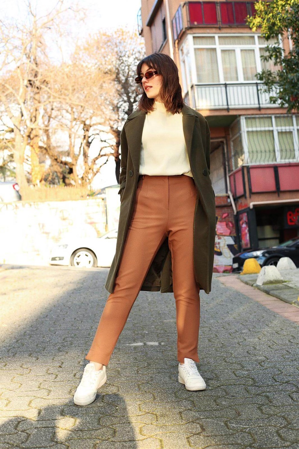 Açık Kahve Meggy Pantolon