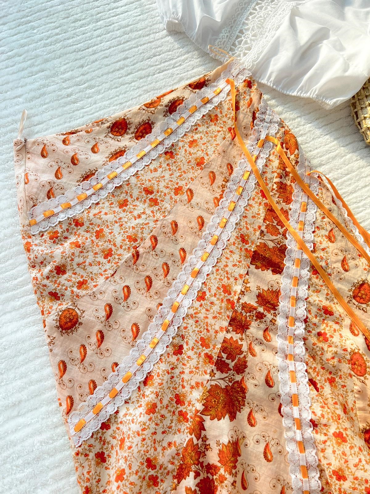 Asimetrik Patchwork Etek
