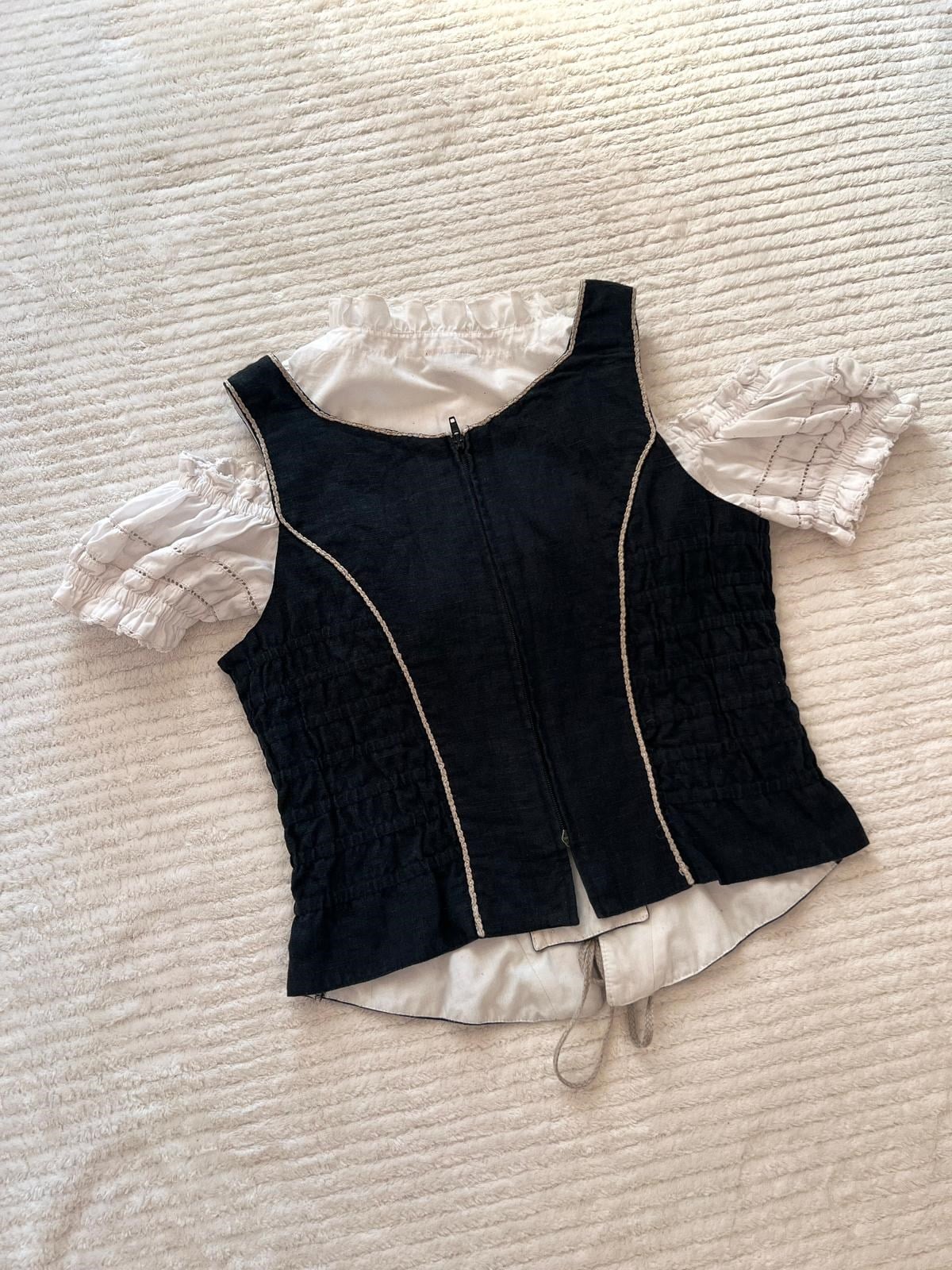 Bavyera Korse Bluz & Crop