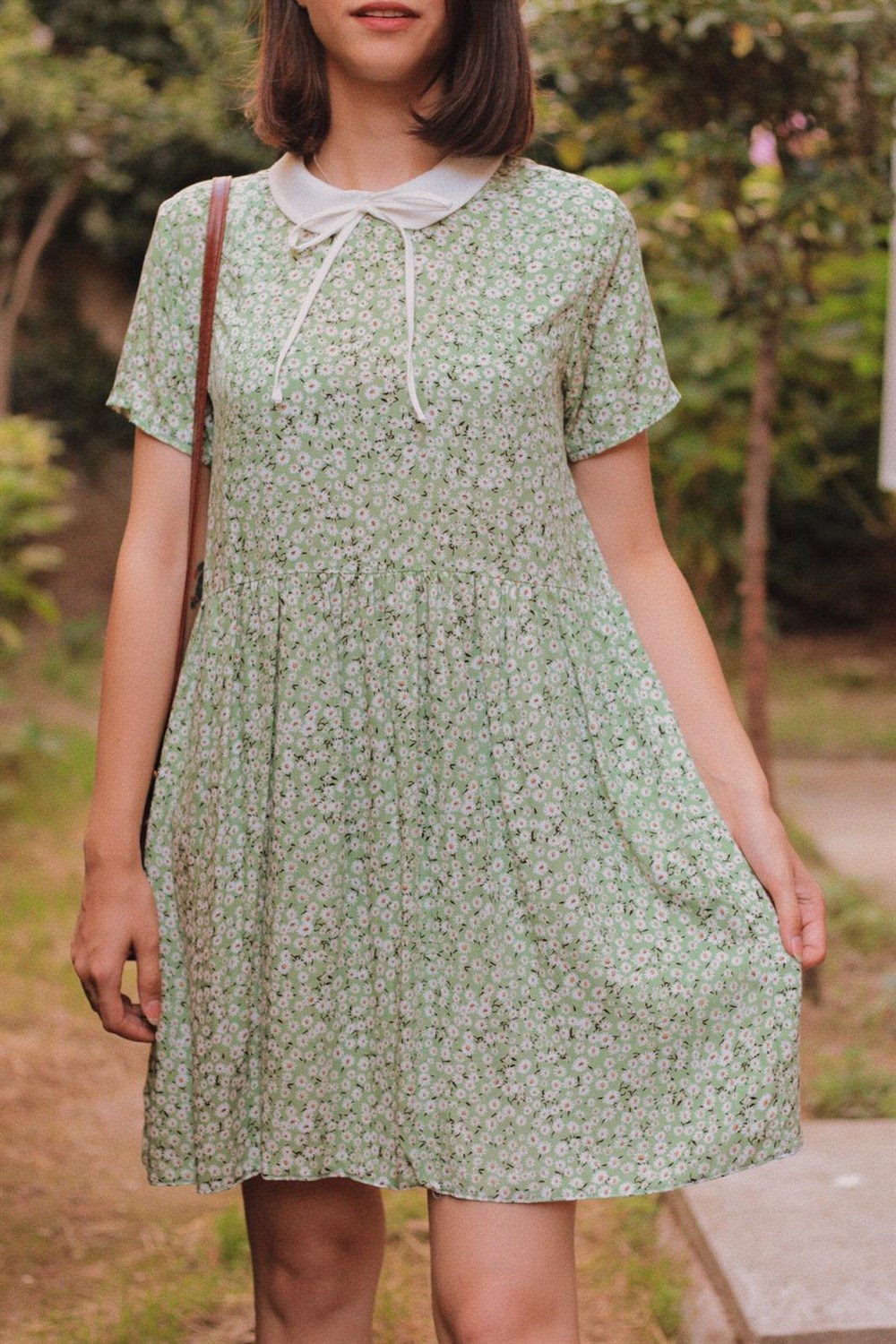 Bebe Yaka Babydoll Elbise