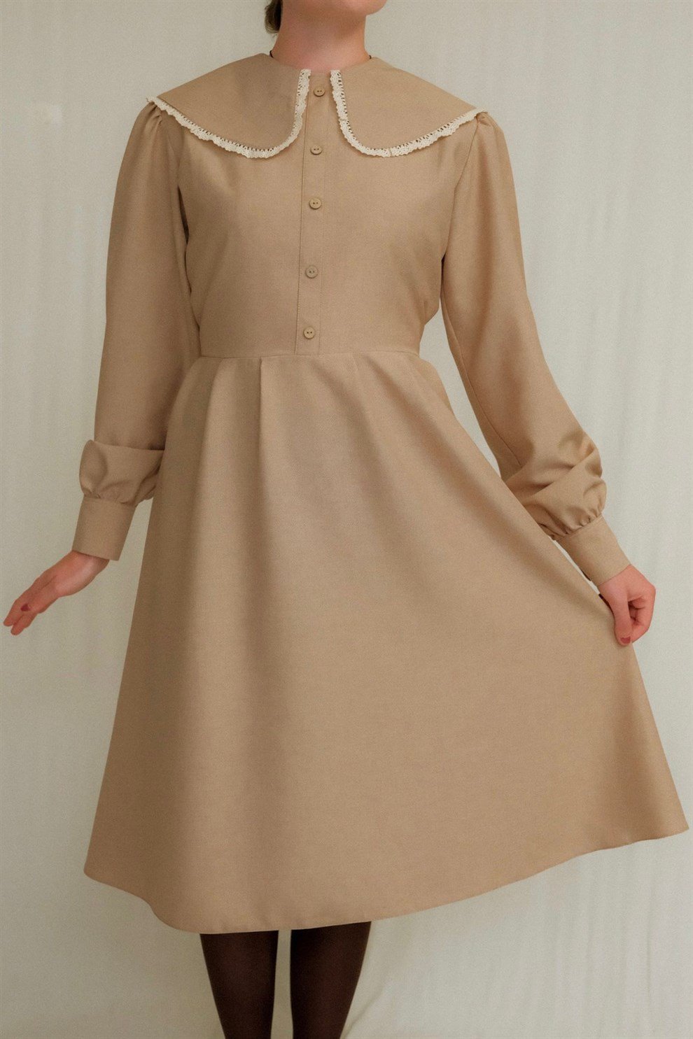 Cream Maryland Dress