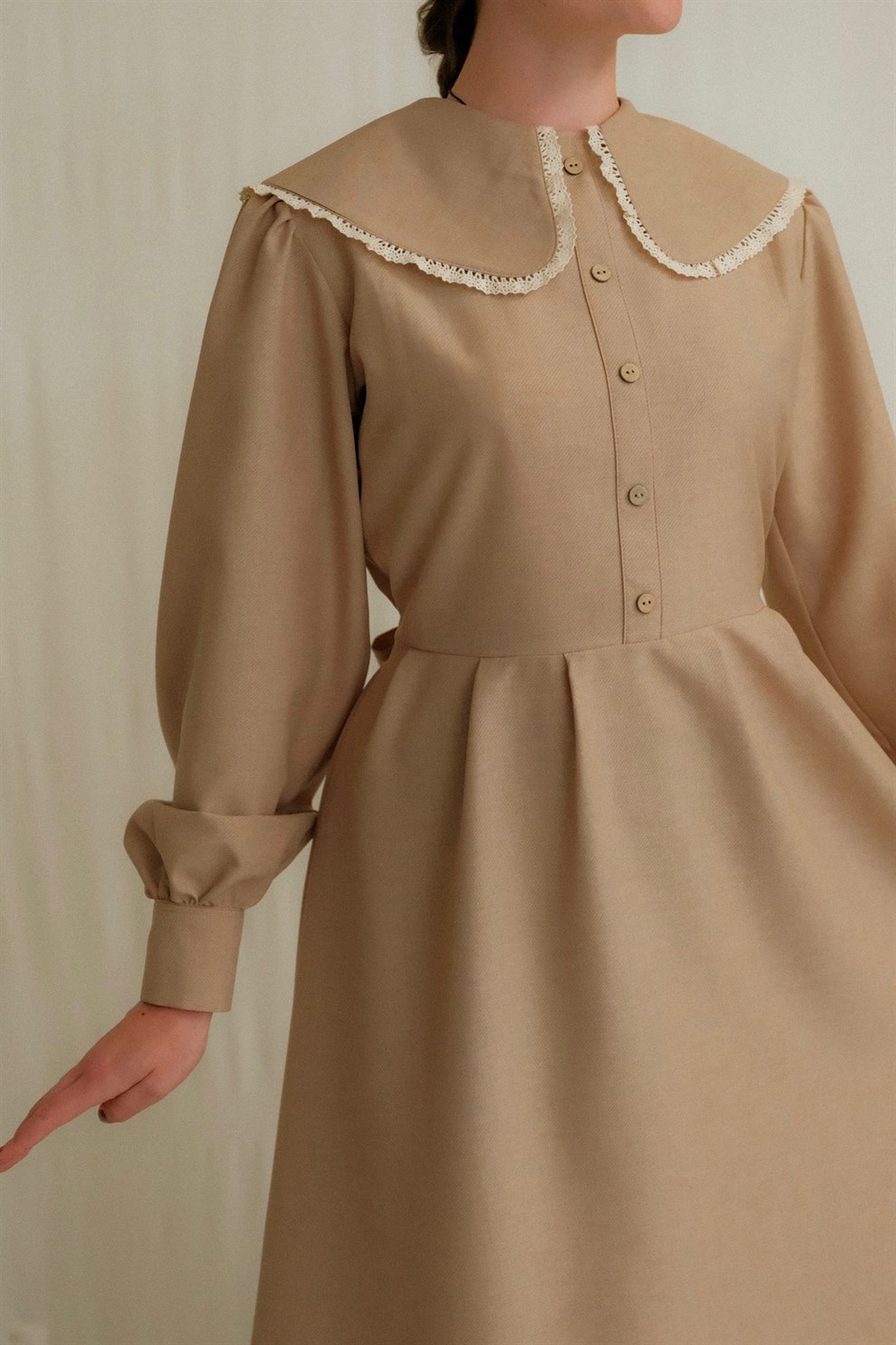 Cream Maryland Dress