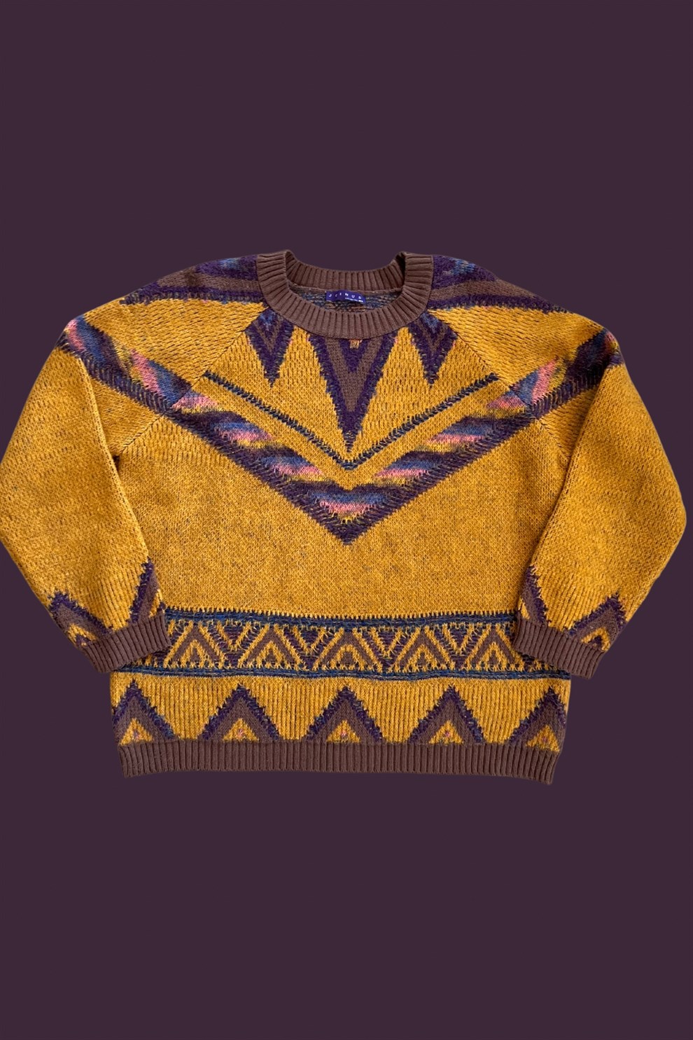 Desenli Mor Kazak