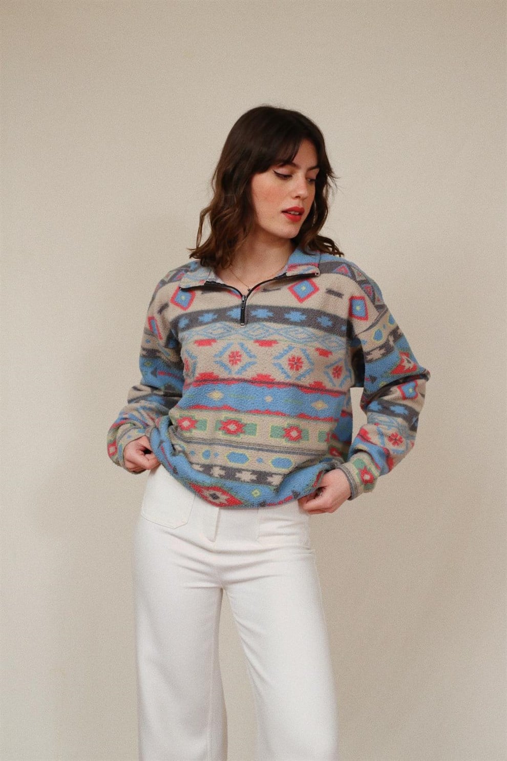 Desenli Polar Sweat