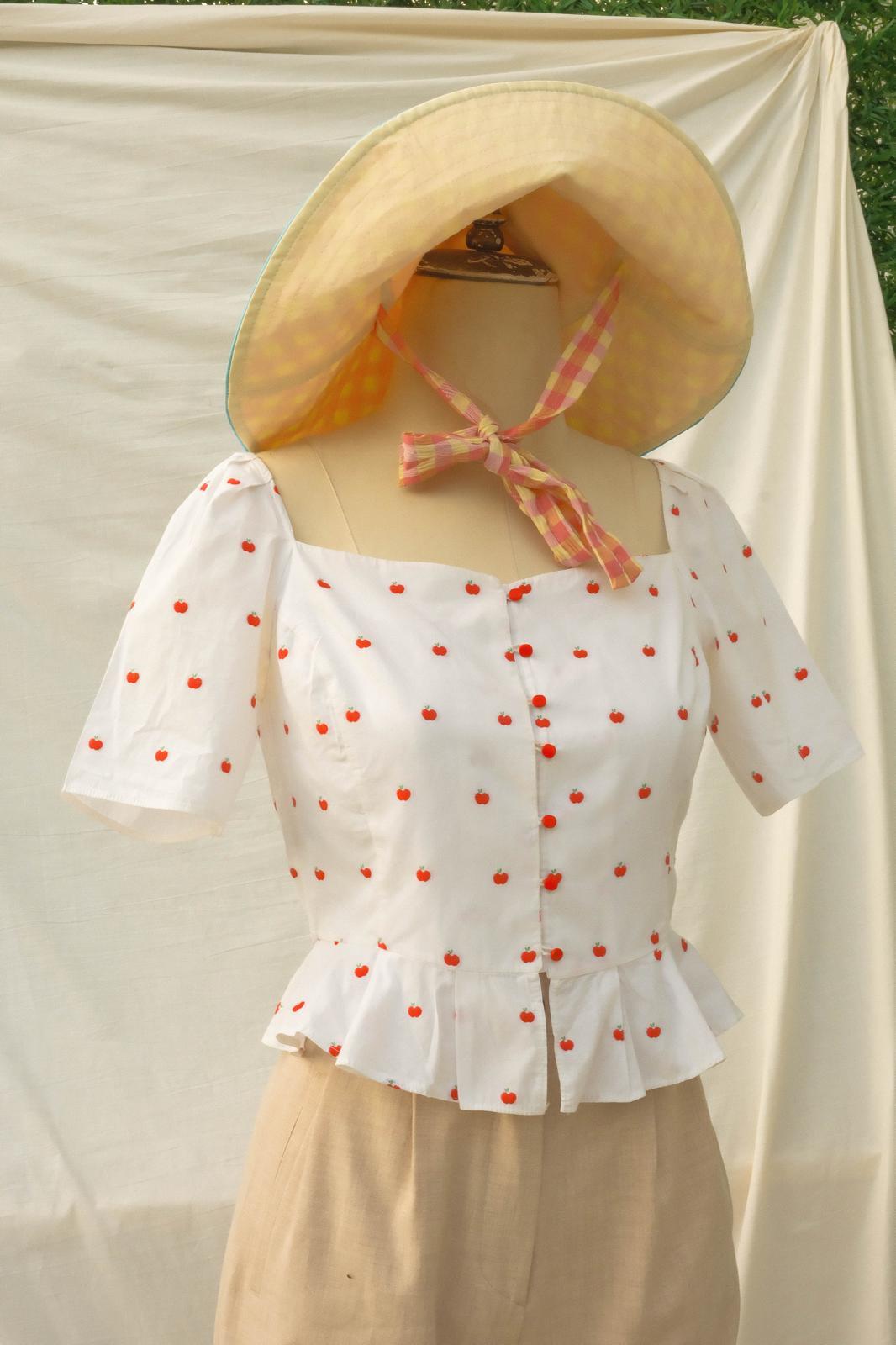 Elma Desen Peplum Bluz