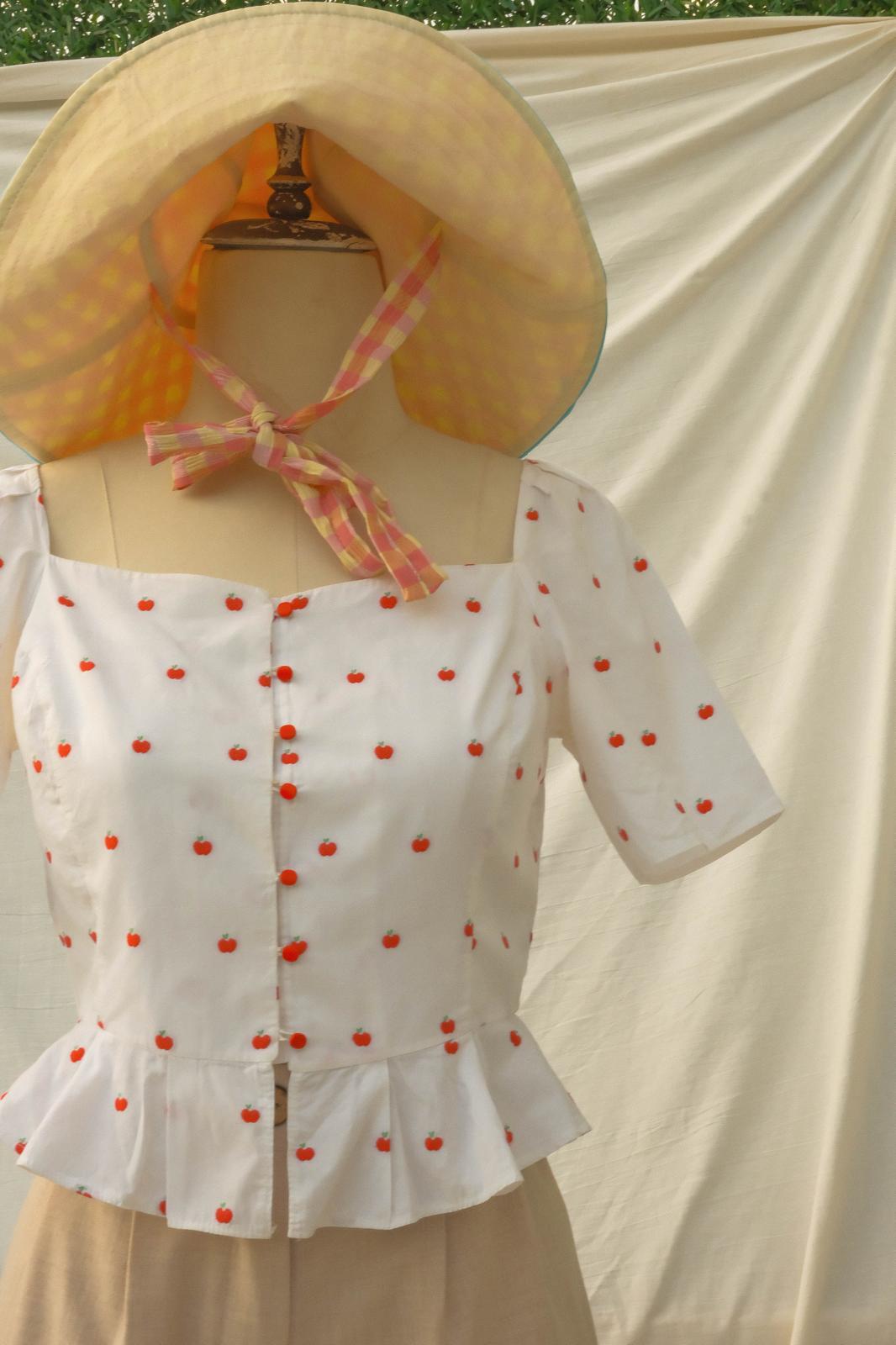 Elma Desen Peplum Bluz