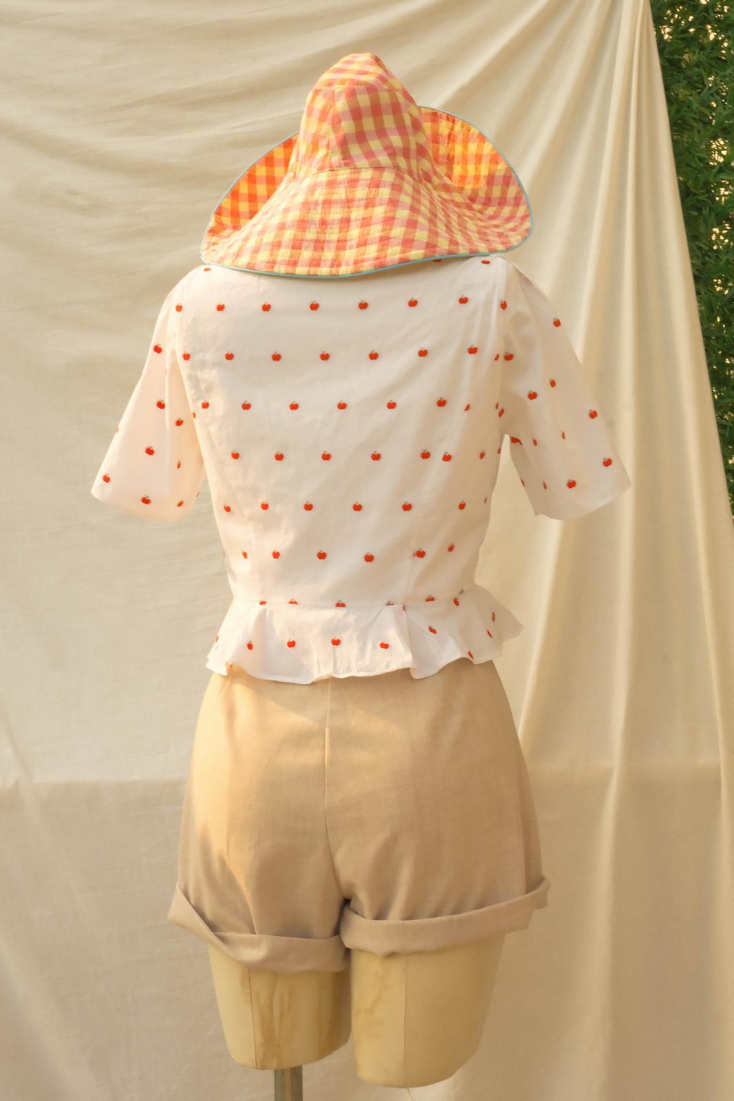 Elma Desen Peplum Bluz