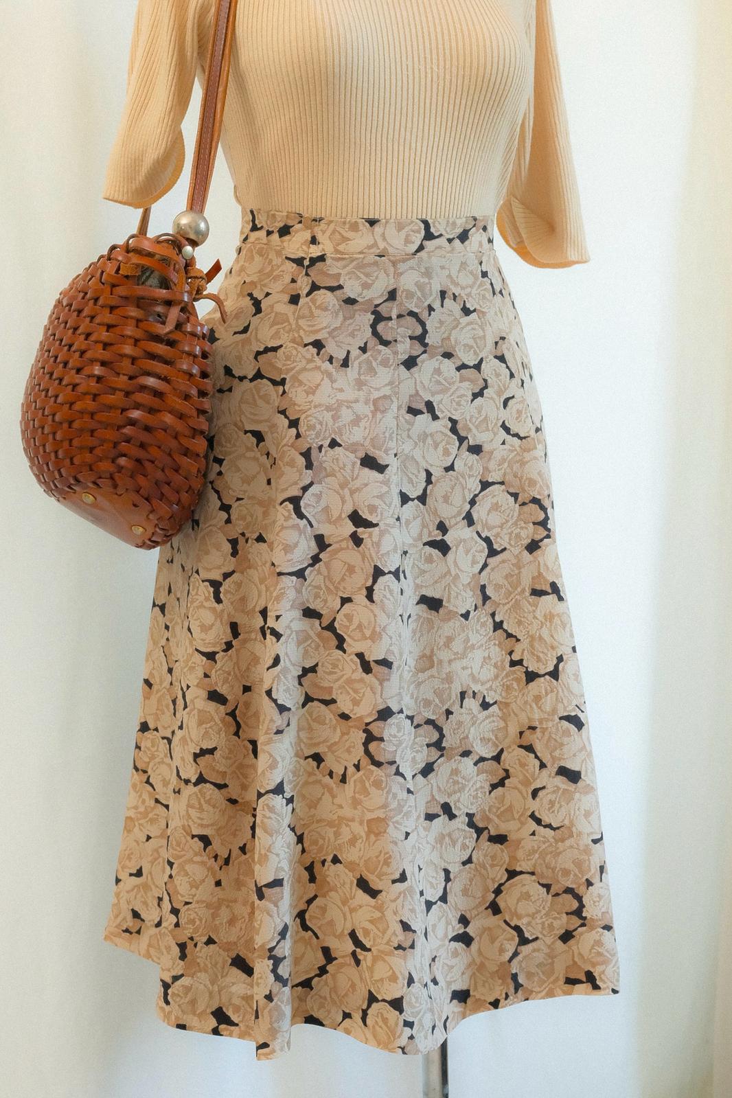 Floral 80ler Etek