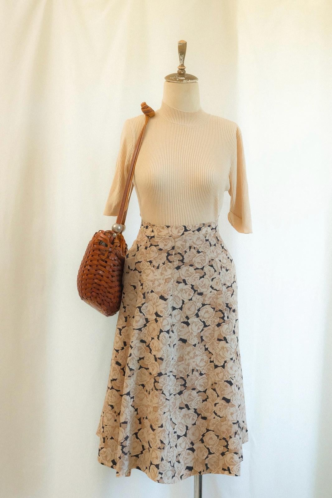 Floral 80ler Etek
