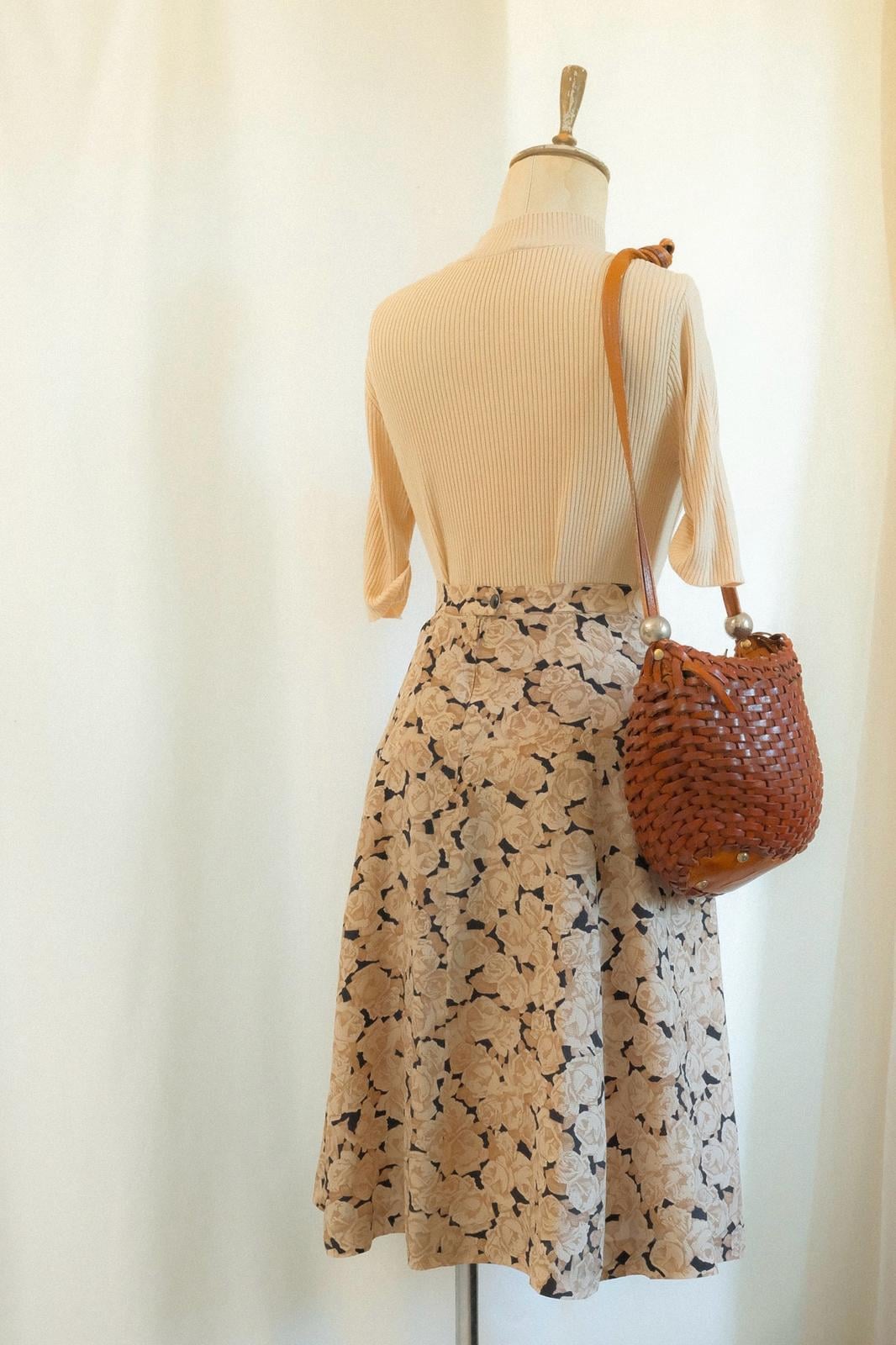 Floral 80ler Etek
