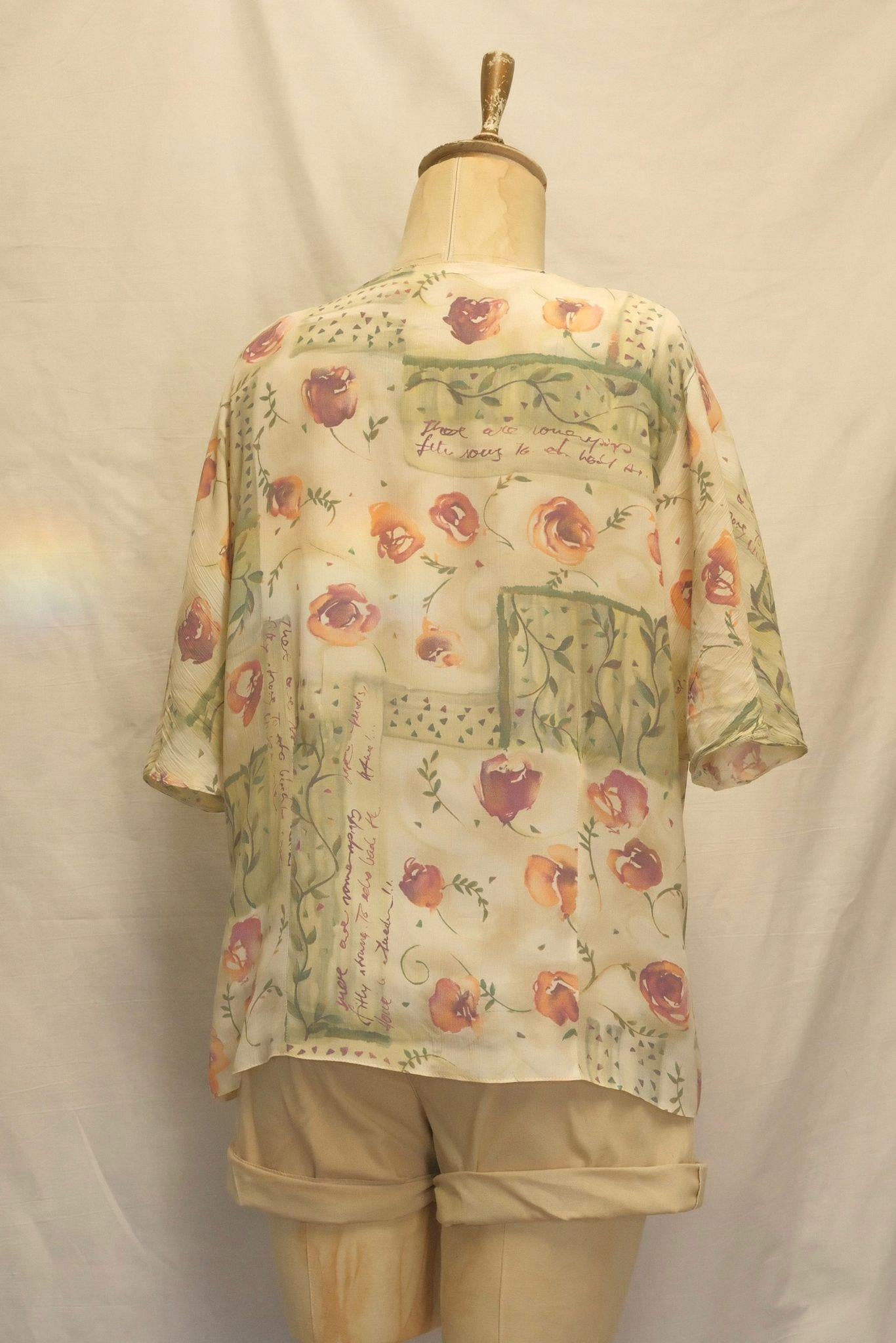 Floral 90lar Gömlek