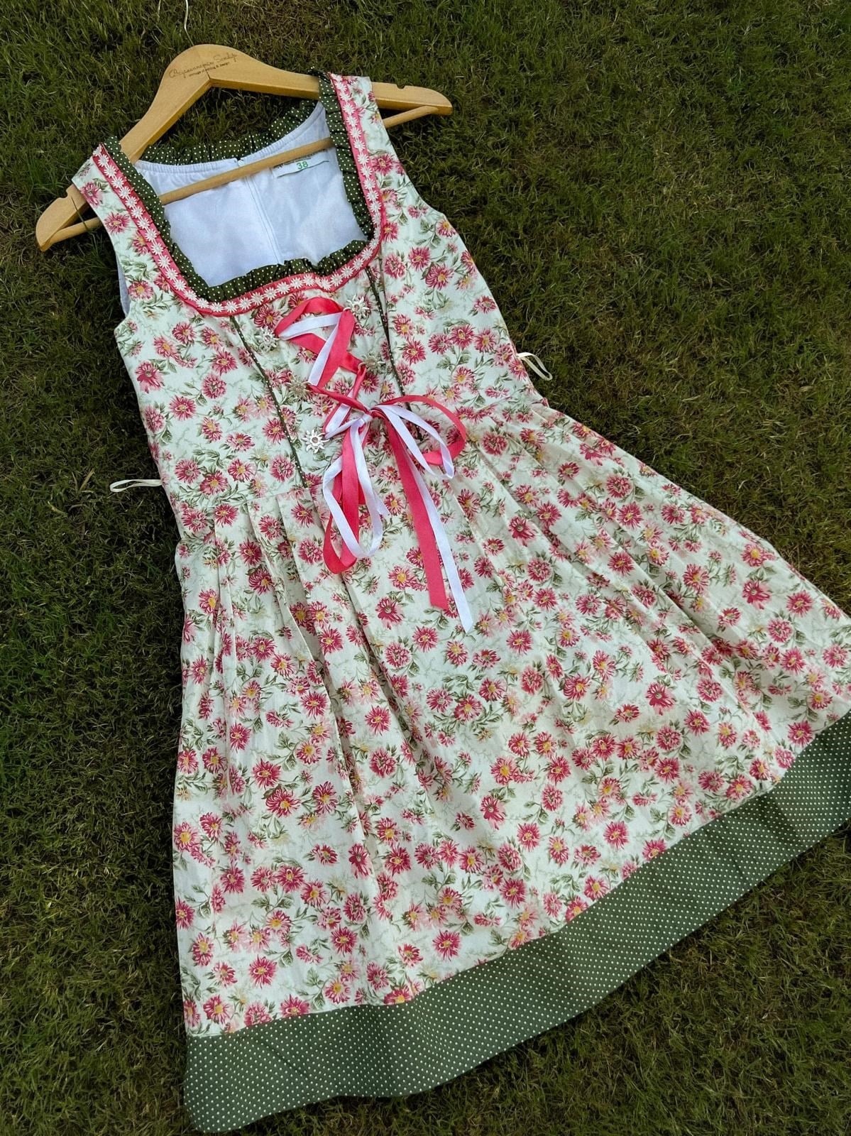 Floral Bavyera Elbise