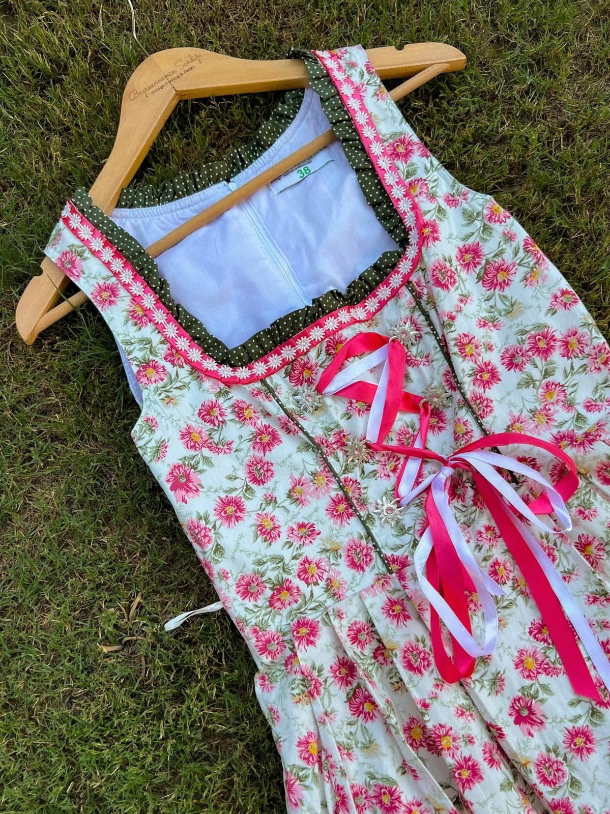 Floral Bavyera Elbise